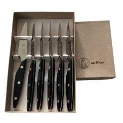 Coffret de 6 couteaux à steak Brasserie Lame à dents - Au Nain