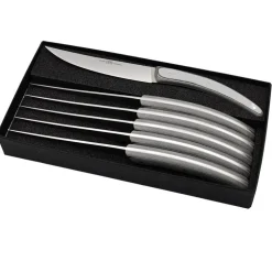 Coffret de 6 couteaux Styl'Ver Plein Manche Paperstone Gris - GOYON-CHAZEAU