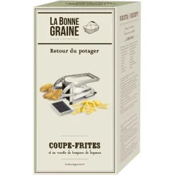 Coupe-Frites ménager inox 2 couteaux - La Bonne Graine