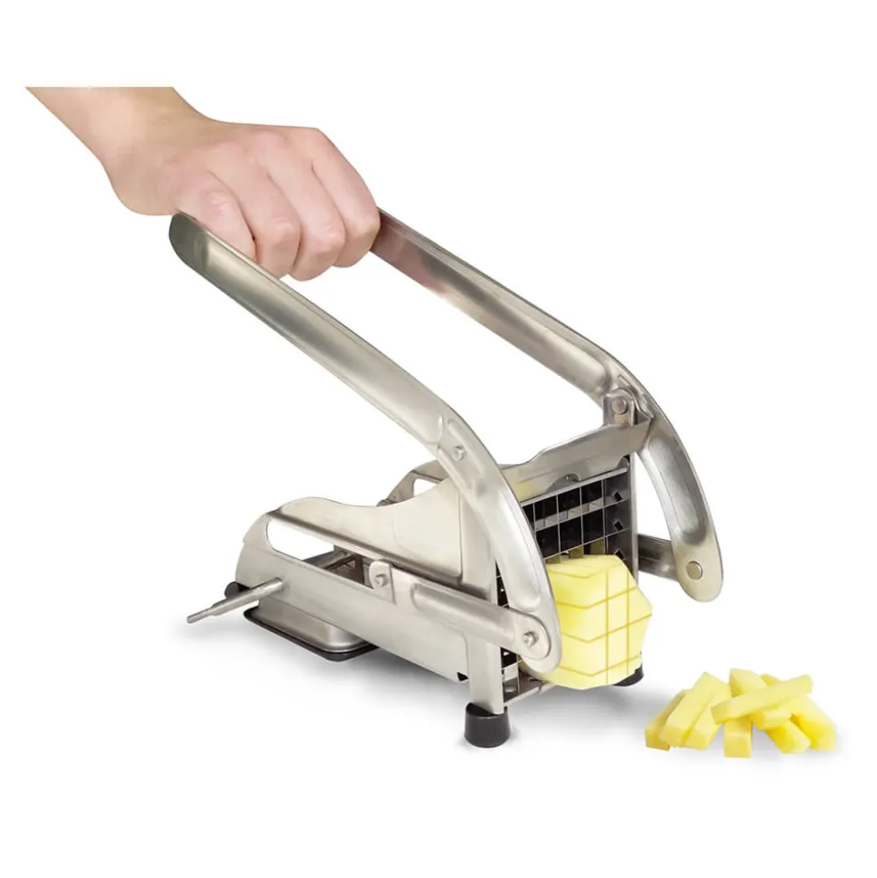 Coupe-Frites ménager inox sur ventouse 2 couteaux - Louis Tellier