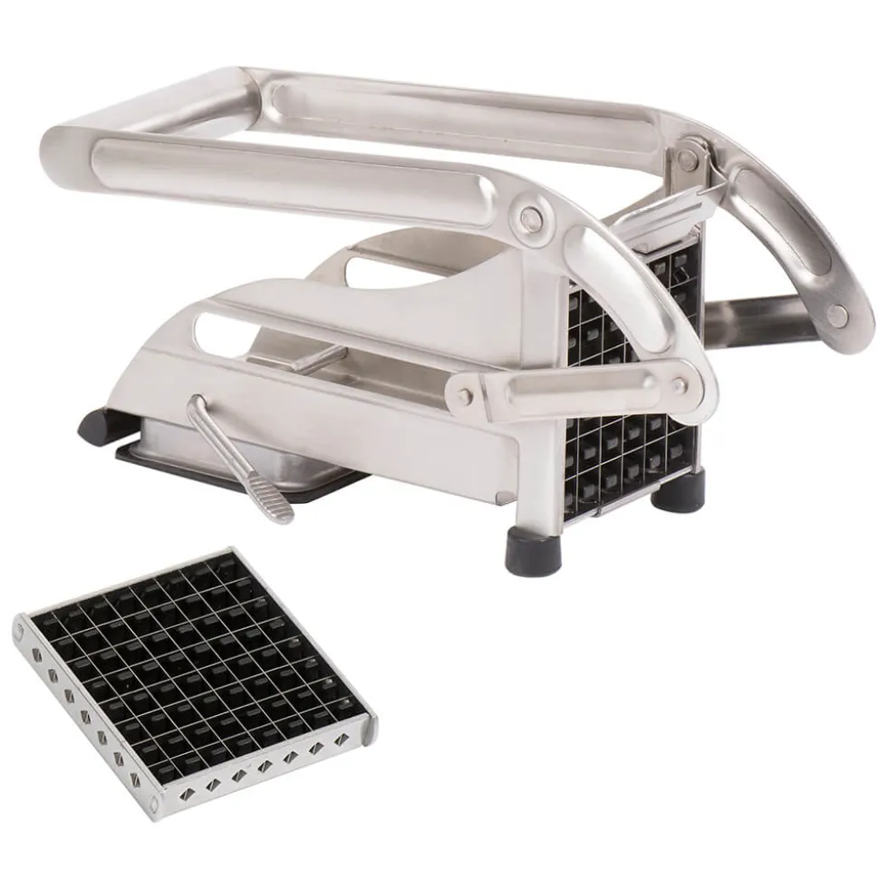 Coupe-Frites ménager inox sur ventouse 2 couteaux - Louis Tellier