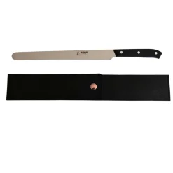 Couteau jambon manche noir avec étui en cuir OFFERT - AU NAIN