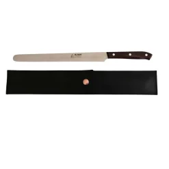 Couteau jambon manche palissandre avec étui en cuir OFFERT - AU NAIN