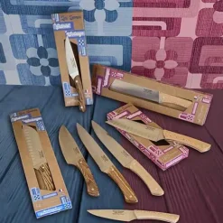 Couteau Marin Filet de Sole Solange Manche Platane - GOYON-CHAZEAU