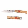 Couteau pliant Alpin Croix de Savoie Manche en Bois d'Olivier - Au Sabot