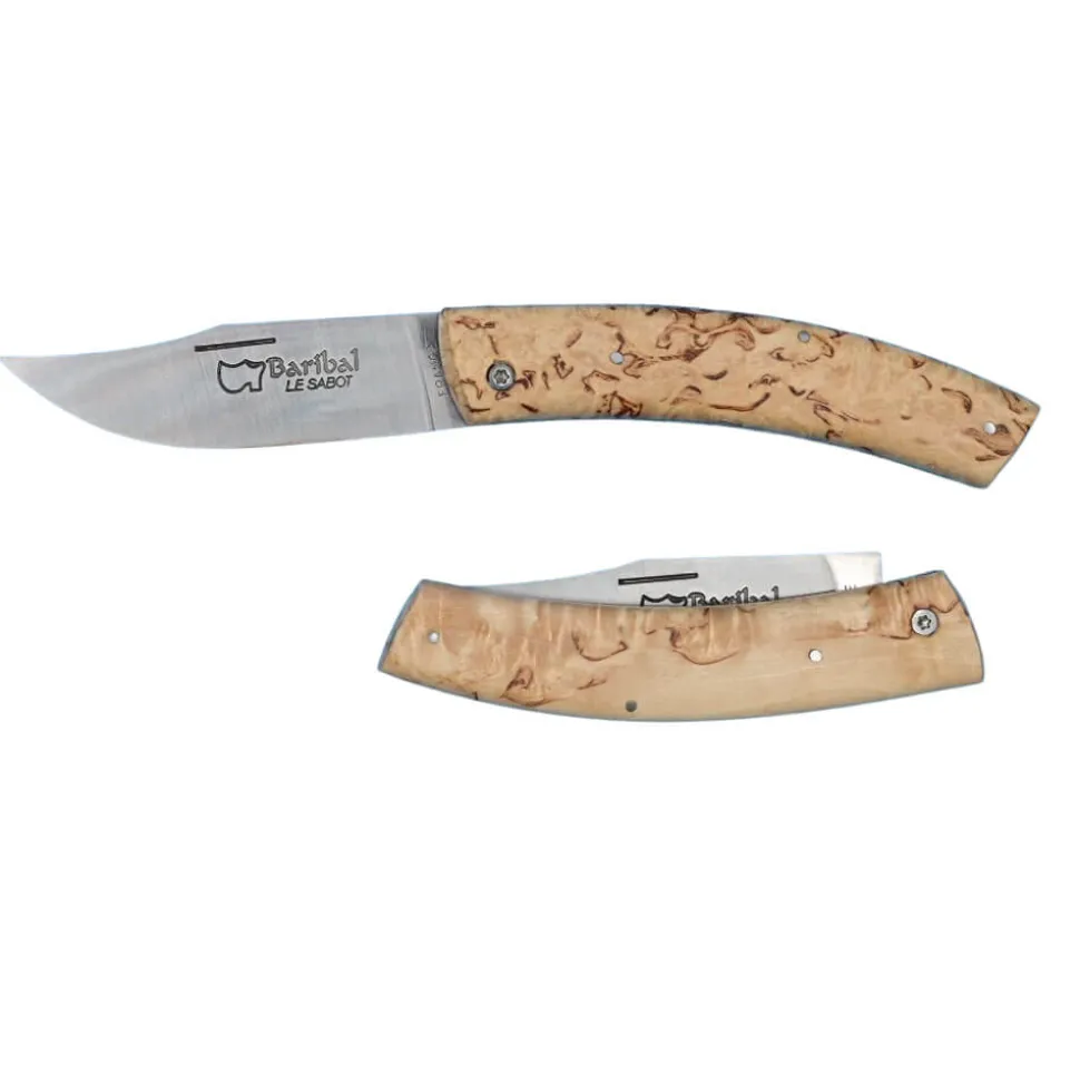 Couteau pliant Baribal 12 cm Bouleau de Finlande - Au Sabot