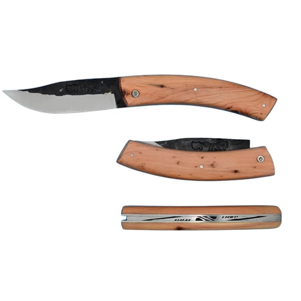 Couteau pliant Baribal Lame Acier Carbone Manche Genévrier - Au Sabot