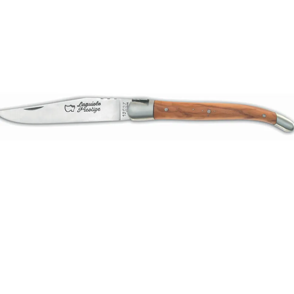Couteau pliant Laguiole Prestige Manche Olivier Acier Forgé - Au Sabot