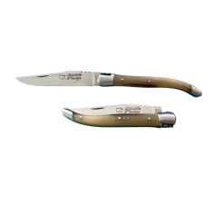 Couteau pliant Laguiole Prestige Manche Pointe de Corne - Au Sabot
