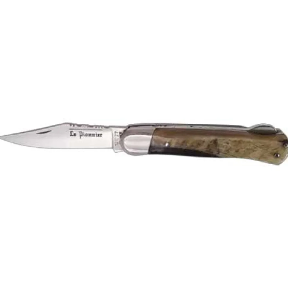Couteau pliant Le Pionnier Chasse Corne de Bélier - DOURIS CHASTEL