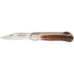 Couteau pliant Le Pionnier Chasse Bois de cerf - DOURIS CHASTEL