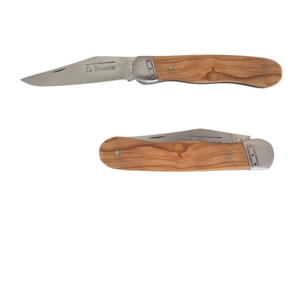 Couteau pliant Le Pionnier Olivier avec Etui OFFERT - DOURIS CHASTEL
