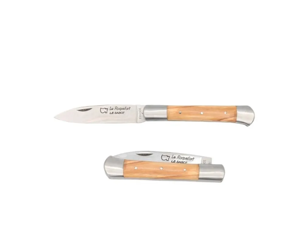 Couteau Pliant Le Roquefort en Olivier - Au Sabot