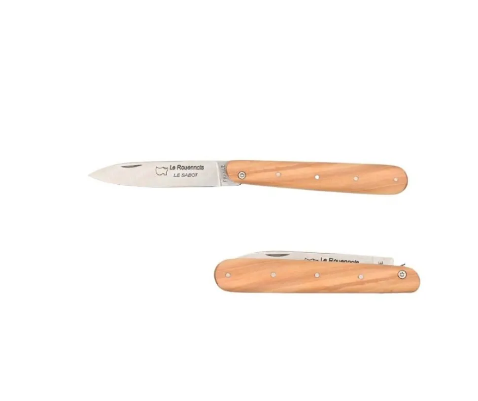 Couteau Pliant Le Rouennais en Olivier - Au Sabot