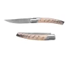 Couteau pliant Le Thiers Pirou 12cm Corne de Bélier avec Etui en cuir OFFERT - GOYON-CHAZEAU