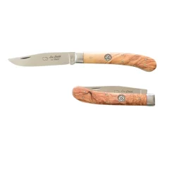 Couteau Pliant Lou Coteth Basque Manche Olivier - Au Sabot