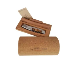 Couteau pliant Saint Vincent Inox avec Etui en cuir OFFERT - GOYON-CHAZEAU