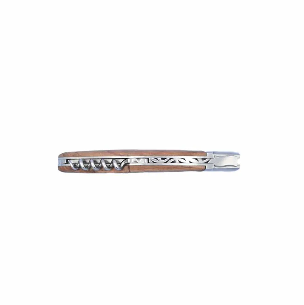 Couteau pliant Styl'Ver avec tire-bouchon et Etui en cuir OFFERT - GOYON-CHAZEAU