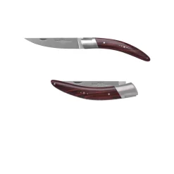 Couteau pliant Styl'Ver Bois de Violette avec Etui en cuir OFFERT - GOYON-CHAZEAU