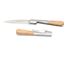 Couteau Pliant Vendetta avec Manche en Olivier - Au Sabot