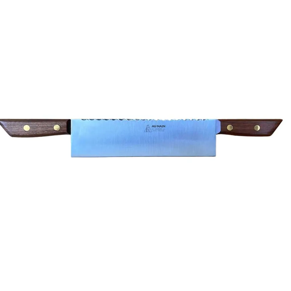 Couteau pour fromage à raclette avec guillochage - Au Nain