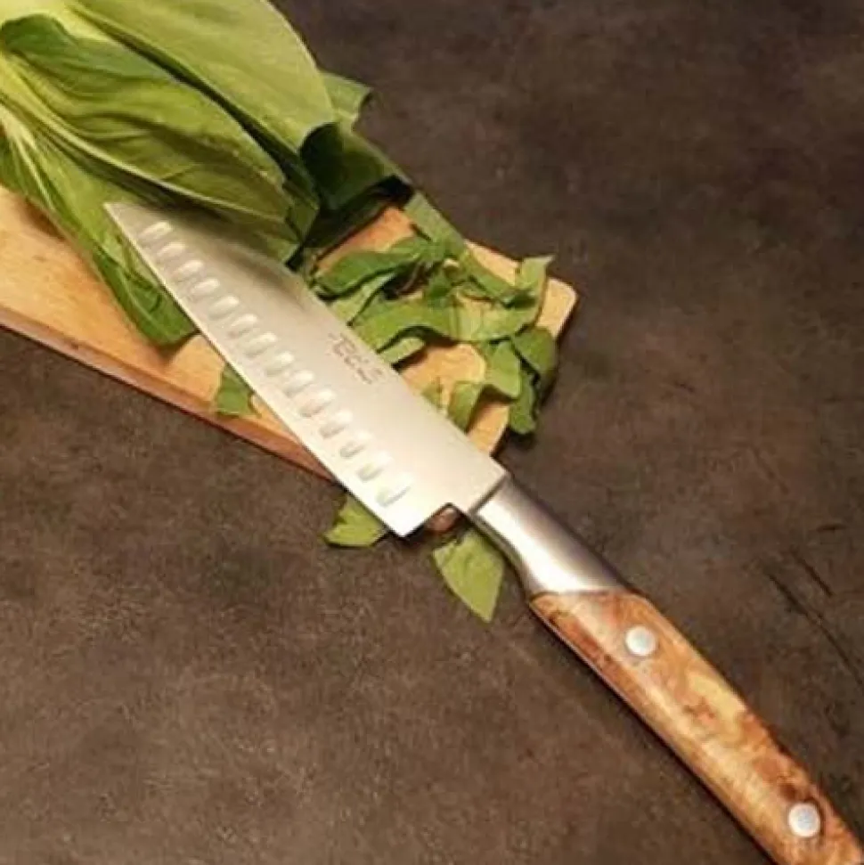 Couteau Santoku Alvéolé 17 cm Le Thiers - GOYON-CHAZEAU