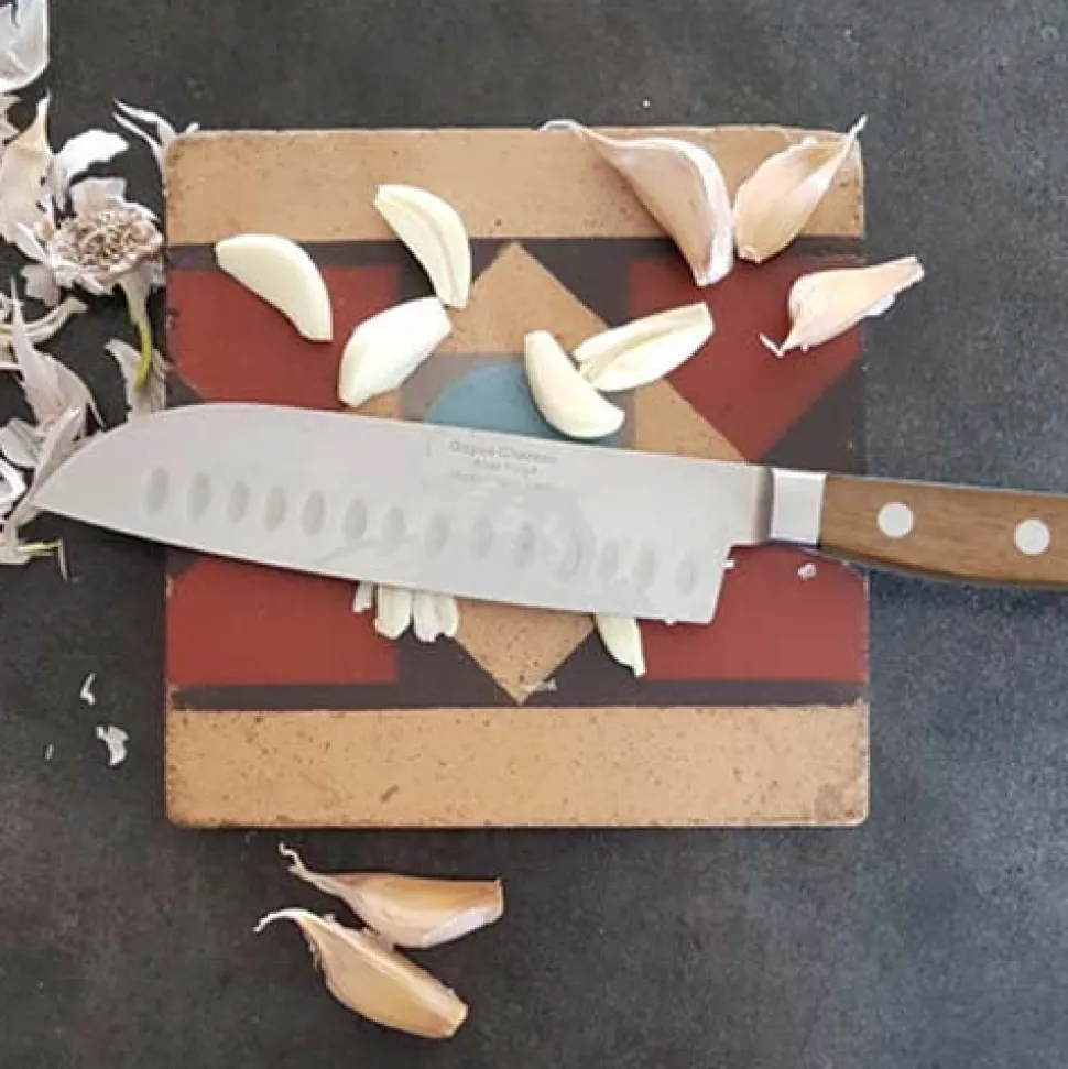 Couteau Santoku Alvéolé 17 cm Tradi'Chef - GOYON-CHAZEAU
