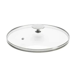 Couvercle en verre avec Pontet inox - DE BUYER