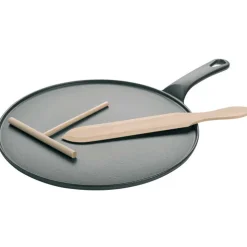 Crêpière en fonte 30 cm noire - LE CHASSEUR