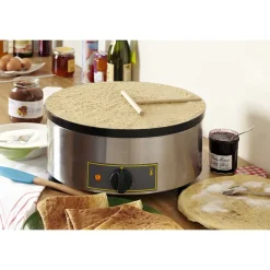 Crêpière professionnelle à gaz fonte émaillée - ROLLER GRILL