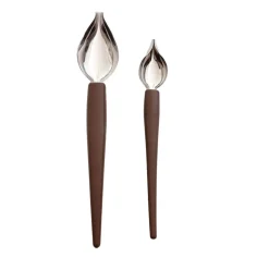 Cuillère Plume inox pour dressage assiette - Daudignac