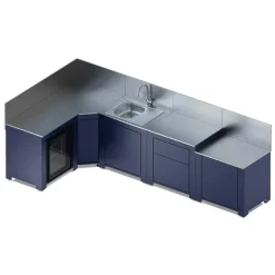 Cuisine COMFORT 5 Modules Bleu Navy - ENO