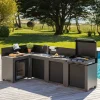 Cuisine Comfort 4 Modules Gris Cargo - ENO