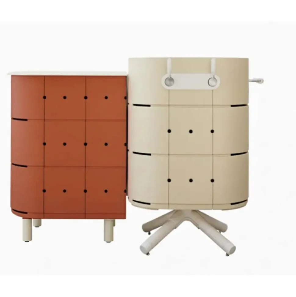 Cuisine Duo MARCEL Charbon + meuble JEAN - ALUVY