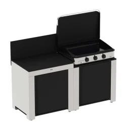Cuisine 2 Eléments avec plancha Enosign80 - ENO