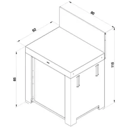 Cuisine 3 Modules Inox Accessoires OFFERTS - ENO