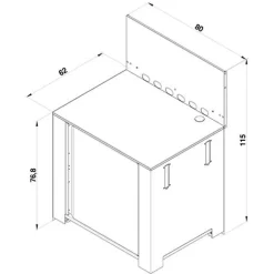 Cuisine 3 Modules Inox Accessoires OFFERTS - ENO