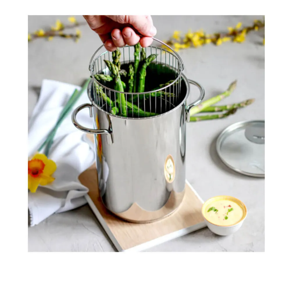 Cuit-asperges avec panier et couvercle OFFERTS - CRISTEL