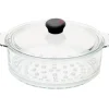 Cuit-vapeur verre Cookway avec couvercle OFFERT - CRISTEL