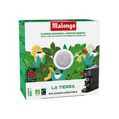 Dosettes de café Bio La Tierra - Machine EOH - MALONGO