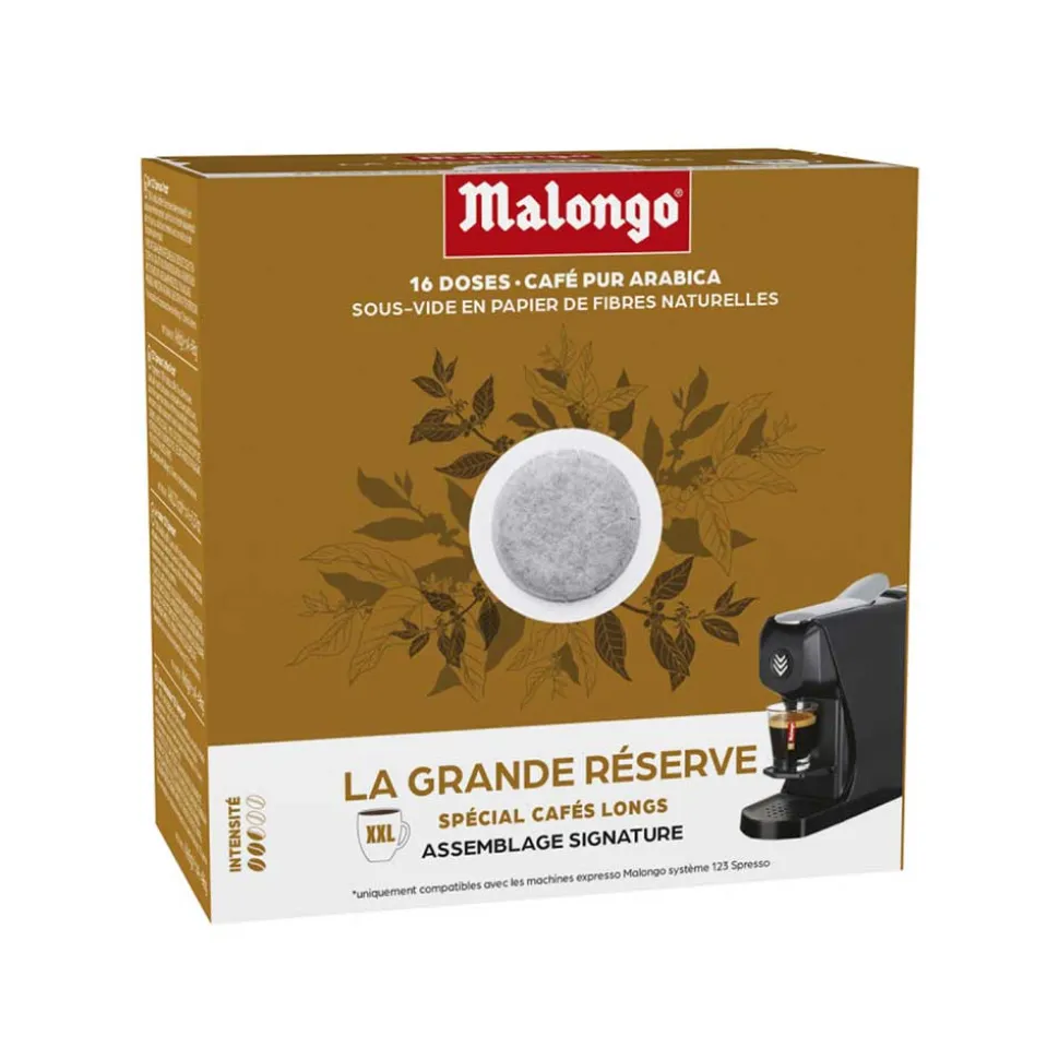 Dosettes de café Grande Réserve XXL - Machine EOH - MALONGO