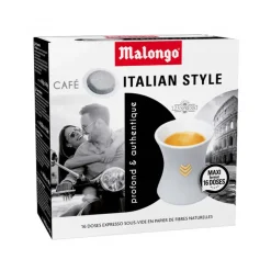 100 Dosettes de café Italian Style - Machine EOH - MALONGO