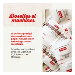 Dosettes de café Italian Style - Machine EOH - MALONGO