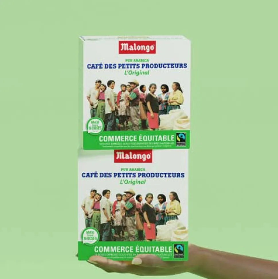Dosettes de café Les Petits Producteurs- Machine EOH - MALONGO