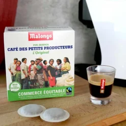 Dosettes de café Les Petits Producteurs- Machine EOH - MALONGO