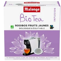 Dosettes infusion Rooibos fruits jaunes - Machine EOH - MALONGO