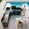Ensemble Cuisine Extérieure Deluxe 6 Modules Gris Cargo - ENO