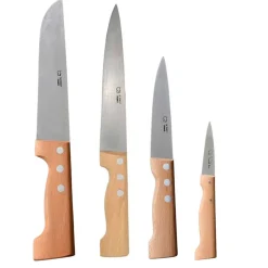 Ensemble de 4 couteaux de Cuisine Acier Carbone - Au Sabot