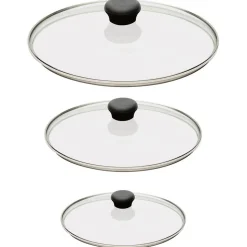 Ensemble de 3 Couvercles en verre bombé Cookway - CRISTEL