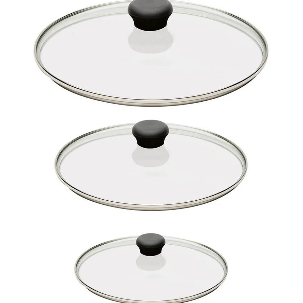 Ensemble de 3 Couvercles en verre bombé Cookway - CRISTEL